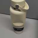 Hydro Flask Travel Water Bottle - Insulated Stainless Steel - Wide Straw Lid, Non Spill, Leakproof in 32 Oz Coconut Cream