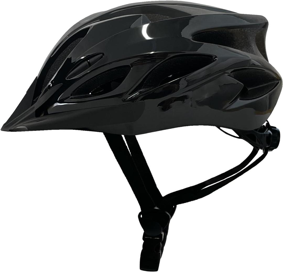 Adult Cycling Bike Helmet, Lightweight and Adjustable with Pads&Visor for Men and Women,Premium Quality Airflow Unisex Bicycle Helmet,Suggested Fit 58-61 cm