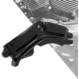 Motorcycle Precision Cylinder Base Cover Frame Case Fit for Harley Touring Electra Street Glide 2017-2024 Softail 2018-2024 (Black)