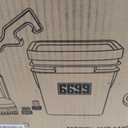 Tankless Water Heater Flushing Kit Includes 1/6HP Submersible Sump Pump with Two Adapters & 3 Gallons Pail with Bucket Lid Opener & Two 1/2 Dia X 6 PVC Hoses with Washers