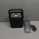 Karaoke Machine, Portable Bluetooth Speaker with 2 Wireless Microphones for Adults & Kids with Lights, Karaoke Microphone with PA System Supports USB/TF/FM/AUX for Home Party Home System Packages (Black)