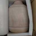 SIDUCAL Ceramic Rustic Farmhouse Vase, Sand Glaze Finish Boho Vase, Pottery Decorative Flower for Home Decor, Table, Living Room Decoration, Shelf Decor, Mantel, 7 Inch, Beige