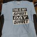 Retro Spirt Week Shirt School Teacher Spirt Day Costume T-Shirt, L Youth