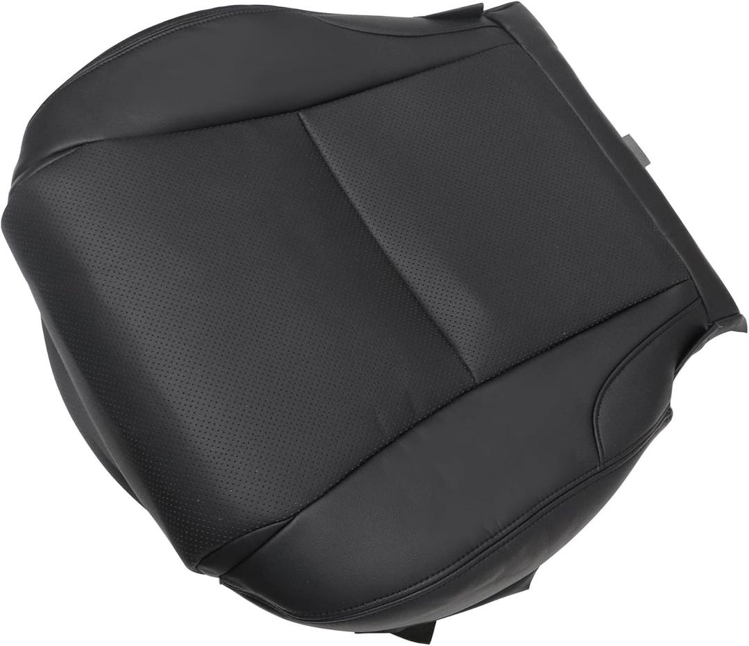 Driver Bottom Leather Replacement Seat Cover Black Compatible with Lexus IS250 IS350 2006 2007 2008 2009 2010 2011 2012 2013