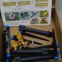 HIRALIY 50ft Drip Irrigation Kit Plant Watering System 8x5mm Blank Distribution Tubing DIY Automatic Irrigation Equipment Set for Garden Greenhouse Flower Bed Patio Lawn (49.2 ft)