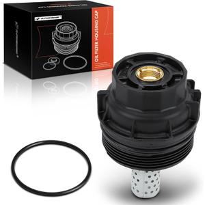 A-Premium Oil Filter Housing Cap Assembly Compatible with Toyota Tundra 2007-2018, Sequoia 2008-2018, Land Cruiser 2008-2011/2013-2018 & Lexus LX570 2008-2011/2013-2018, 5.7L, Replace# 15620-38010