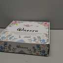 26'' Large Wreaths for Front Door Year Round, Spring Summer Artificial Green Eucalyptus Wreath with Buffalo Burlap Bow, Farmhouse Home Decor for Window Porch Holiday Housewarming