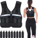 OneTWoFit Weighted Vest Workout Equipment 18 Lb