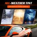 Window Tint Car 20% VLT, 30" x25' Ceramic Window Roll for Privacy Sun & Glare Protection UV Heat Blocking, Scratch Resistant 5-Layer