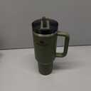 STANLEY Quencher H2.0 Tumbler with Handle and Straw 40 oz | Flowstate 3-Position Lid | Cup Holder Compatible for Travel | Insulated Stainless Steel Cup | BPA-Free | Dried Pine