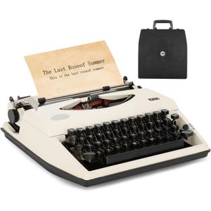 Manual Typewriter,1980s Traditional Portable Vintage Typewriter Deeply Restored,Manual Typewriter for Writing,Letters and Vintage Collectible Present,Classic Retro Manual Typewriter Manual Typewriter,1980s Traditional Portable Vintage Typewriter Deeply Restored,Manual Typewriter for Writing,Letters and Vintage Collectible Present,Classic Retro Manual Typewriter