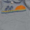 Retro 70s Sunset Palm Trees Vintage Tropical Beach Graphic T-Shirt, Medium