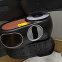 MERACH Under Desk Elliptical Machine, Leg Exerciser While Sitting for Seniors with Remote Control & 12-Speeds, Quiet Portable Electric Seated Pedal Exerciser Machine for Home Office