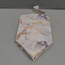 White Gold Marble Tissue Box Cover Square, Modern Abstract Marble Texture Tissue Box Holder Waterproof Leather Facial Paper Organizer Dispenser for Bathroom Home Car Nightstand Vanity Desk (Color-6)