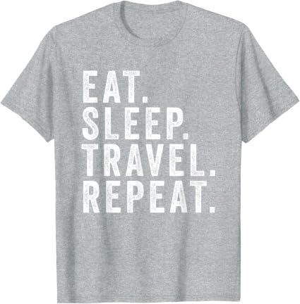 Funny World Traveler Agent Travel Adventure Traveling Gift T-Shirt (Grey, XXL)
