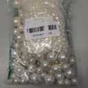2000PCS Pearls for Crafting, Ivory No Hole Beads for Centerpieces Vases, Assorted Sizes Bulk Fake Pearls Beads for Vase Filler, Candles Centerpiece, DIY Crafts, Jewelry Making (4/6/8/10/14/20mm)