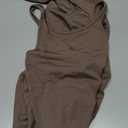 Nimsruc Women Summer Sexy Bodycon Maxi Dress Casual Long Dresses (Brown, L)