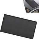 SLIMI 1 PC Sunroof Sun Shade Breathable Mesh, UV Sun Protection Moonroof Net Cover, 39" x 25.5" Foldable Camping Accessories, Universal Automotive Sunroof Sun Protection (Black)