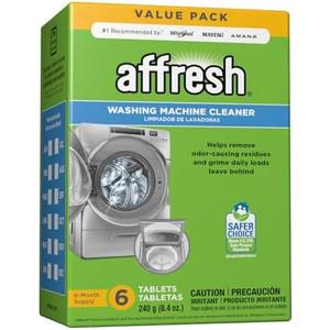 Affresh Washing Machine Cleaner, Cleans Front Load and Top Load Washers, Including HE, 5 Tablets