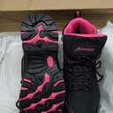 Waterproof Women's Hiking Boots with Wide Toe Box Lightweight Non-Slip Grip Ankle Support, Durable Comfort for Trekking, Trail Running, and Outdoor Adventures (Red, 38.5)