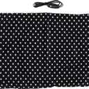 USB Heated Pet Pad, Adjustable Temperature, Washable and Energy Efficient, Cozy Heating Mat for Dogs, Cats, and Small Animals (White Dot)