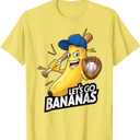 Funny Boys Banana T-Shirts Gifts Merch Shirt Lets Go Bananas T-Shirt, size 7-8