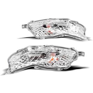 Nakkaa Fog Lights Assembly Compatible with Camry LE SE 2015 2016 2017 Passenger and Driver Side Front Fog Lamp W/Bulbs TO2531153 TO2530153