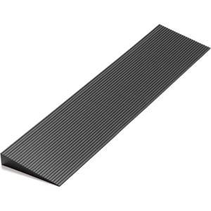 1.6 Rise Ordorless Threshold Ramp Doorway Curb Ramp, 3000LBS Capacity Mobility Door Ramps for Home Steps, Anti-Slip Wheel Chair Ramp for Bike, Scooter, BathroomSweeper1.6'RISE