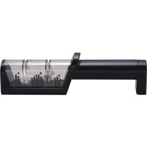 ZWILLING MIYABI Knife Sharpener, Ceramic & Diamond Discs, Matte Black