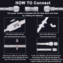 110V 2 Wire Warm Led Strip Lights Outdoor 50ft 3000K Led Rope Lights Indoor Waterproof Flexible Cuttable Connectable with UL Listed Power Supply for Home Bedroom Garden Decoration (Yellow)