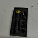 DARKDAWN UV Flashlight 395nm Black Light Mini USB Rechargeable Ultraviolet LED Black light Woods Lamp Powerful Portable Detector for Pet Urine Stains, Scorpions, Resin Curing