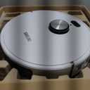 SHELIKI Robot Vacuum and Mop Combo, Self-Emptying Robotic Vacuums Cleaner LiDAR Navigation for Hard Floor