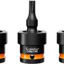 Crosstar T30 T40 T50 Impact Torx Bit Swivel Socket Set, 3/8" Drive CR-MO Wobble Star Sockets with Spring Shock Absorption, Professional Mechanic Tools for Tight Spaces & High-Torque Applications