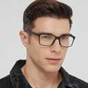 JJWELL 3 Pack Reading Glasses for Men Blue Light Blocking with Spring Hinge, Anti Eyestrain/Dryness/UV Large Wide Square Readers for Men, Two Tone Computer Reader Glasses Eyeglass(1.5 Strength)