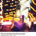 48-Pack S14 Outdoor String Light Bulbs for Patio Lights, 2200K, 1W | Plastic outdoor indoor S14 string bulbs for decoration, 11W Equivalent, 120V, E26 base warm white edison bulbs waterproof
