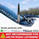 EcoAuto Car Antenna Topper Fits All Chevy & GMC Truck Model Years - Radio Antenna Topper for Truck Made with Military Grade Aluminum - Anti Chip & Anti Theft Design (Freedom)
