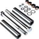 Golf Cart Bushing Spindle King Pin Tube,Claw Copper Sleeve Kit for EZGO TXT/PDS 2001-Up,Replaces OEM 70648G01 70749G01 70745G01