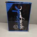 2PM SPORTS Vinal Girls Adjustable Flashing Inline Skates, All Wheels Light Up, Fun Illuminating Skates for Kids Men Adult Women and Boys (Medium - Big Kid (1-4 US), Azure & Blue)