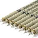Mr. Pen - 0.2mm Micro Fine Point Pens, 8 Pack - Black Ink, Bible Journaling & Sketching