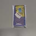 2 x Generic for Cricket Icon 5 Case Compatible with AT&T ATT Motivate 4 Leather Phone Case Cover [with Tempered Glass Screen Protector] [360 Degree rotationRing Support] SF-L, CSK-blue