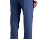 Haggar Men's Haggar Men’s Jmh 4-Way Stretch Slim Fit Flat Front Dress Pant (Blue) 32x30