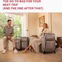 SWISSGEAR Sion Softside Expandable Spinner Luggage Durable Lightweight Travel Suitcase, Merlot, Checked-Medium 25-Inch