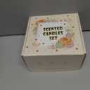 28oz Scented Candles Set, 4Pack Floral Chirstmas Halloween Candles 7oz Candle, Birthday Gifts for Women Long Lasting Soy Wax Candle Non Toxic for Home Decor Aromatherapy, Rose/Lemon/Gardenia/Lilac