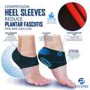 Plantar Fasciitis Foot Pain Relief 14-Piece Kit Premium Planter Fasciitis Support, Gel Heel Spur & Therapy Wraps, Compression Socks, Foot Sleeves, Arch Supports, Heel Cushion Inserts & Grips
