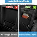 Armrest Box Hidden Cover for Toyota Tacoma 2024 2025 Accessories Center Console Hidden Storage Box Organizer Interior Accessories