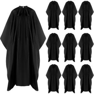10 Pack Hair Cape, 55''x 47'' Capes for Hairstylist Adjustable Salon Capes Professional Hair Cutting Cape Waterproof Barber Salons Apron for Women, Men Professional and Home Use