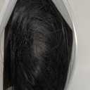 Alimiriam Long Black Wig with Bangs - Long Straight Black Wigs with Bangs for Women, Heat Resistant, Natural Looking Synthetic Wig for Halloween Daily Cosplay Party Use 22 Inch