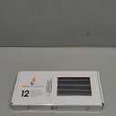 Mega Candles 12 pcs Unscented Black Taper Candles, Hand Poured Wax Candle 10 Inch x 7/8 Inch, Home Dcor, Wedding Receptions, Centerpieces, Occasions, Romantic Dinners, Prayer, Candle Holders