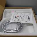 Shower Head with Handheld, 12 Inch Dual Shower Head with Extention Arm, High Pressure Rain Shower Heads, Rainfall Waterfall Showerhead with 3-Way Diverter - Height/Angle Adjustable(Chrome)