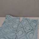 decorUhome Spring Throw Pillow Covers 18x18 Inch Set of 2, Soft Plush Faux Wool Aqua Solid Couch Pillow Covers, Accent Farmhouse Neutral Square Pillow Cases for Sofa Bed Living Room